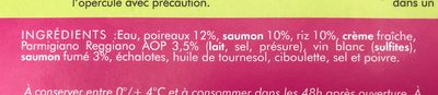 Risotto de saumon - Ingredients - fr