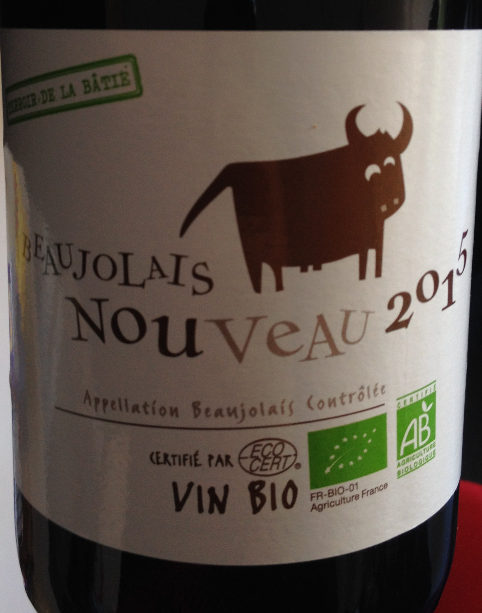 Beaujolais nouveau 2015 - Produit