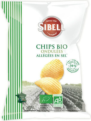 Chips bio ondulées allégées en sel - 产品 - fr