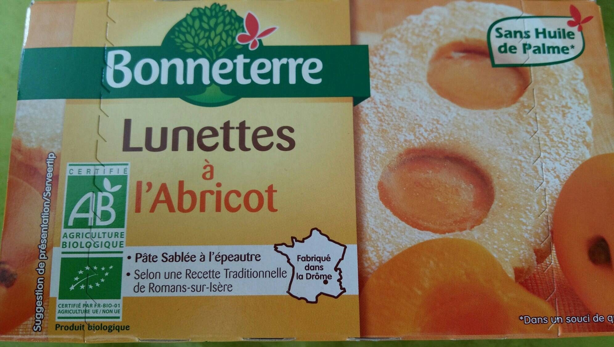 Lunettes à l'abricot - Produit