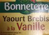 Yaourt Brebis a la vanille - Producto