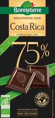 Chocolat Noir Costa Rica 75% De Cacao - Product - fr