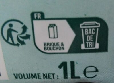 Douceur amande - Recycling instructions and/or packaging information - fr