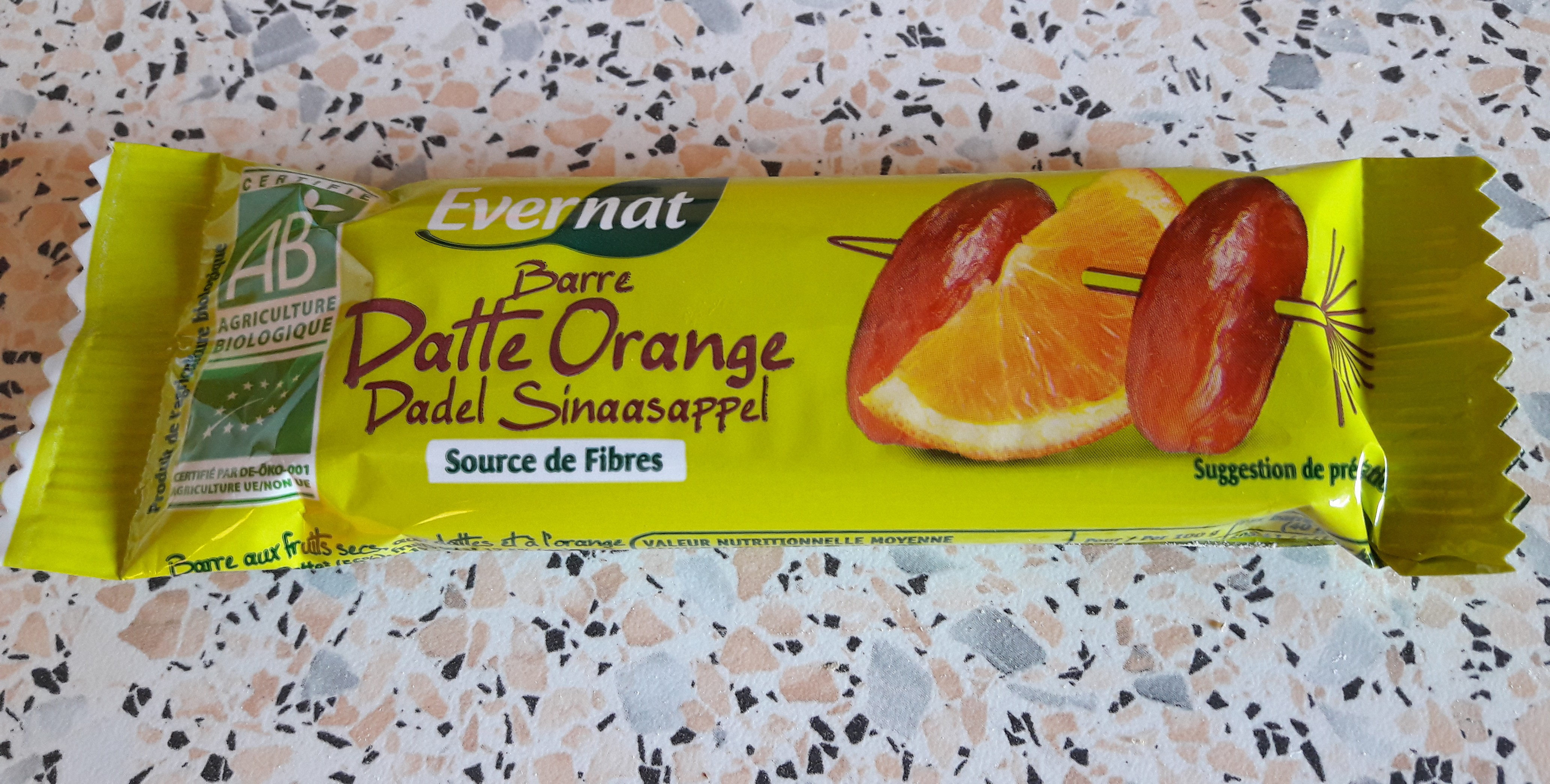 Barre De Fruits Datte Orange - Produit