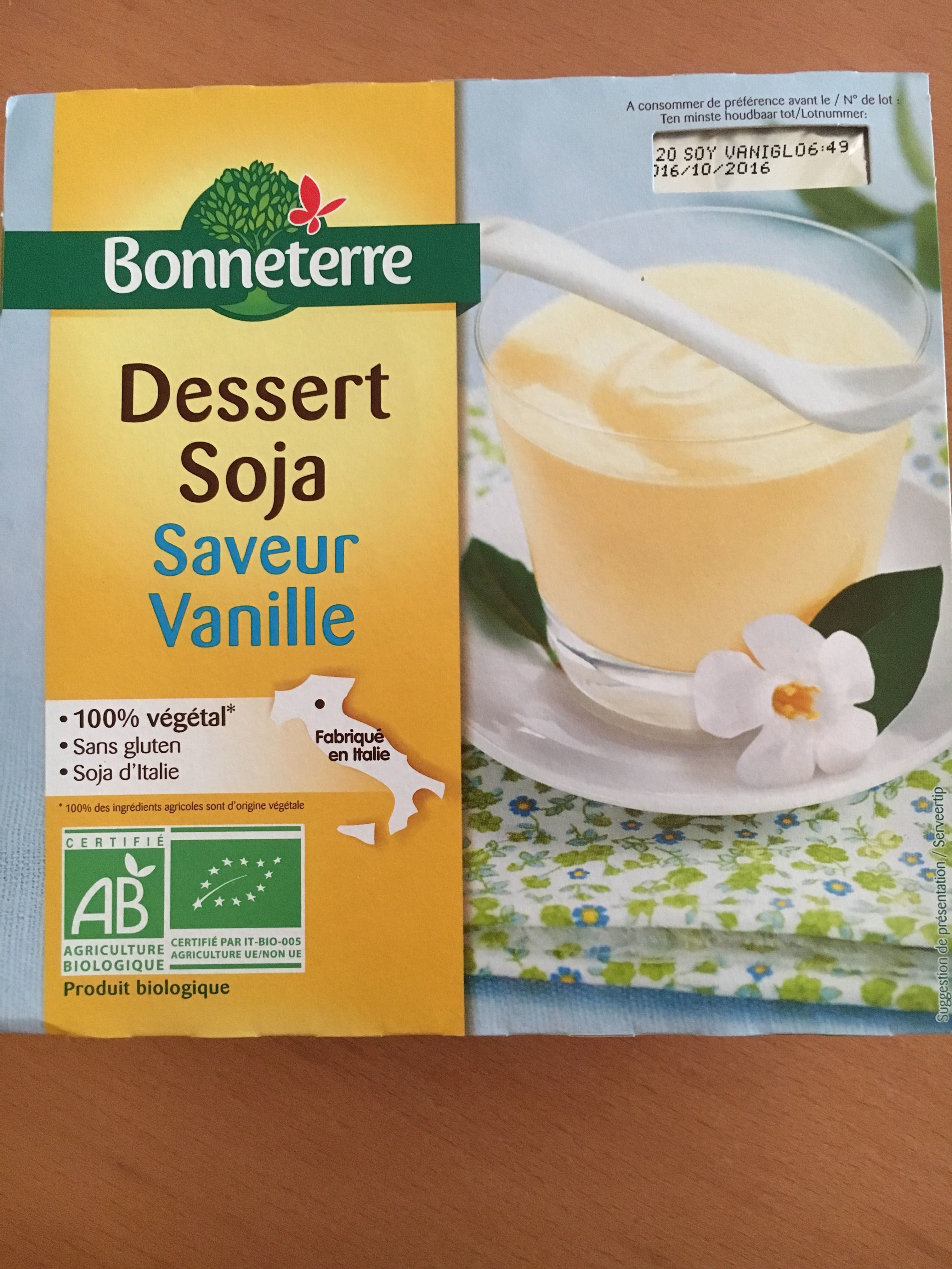 Dessert Soja saveur vanille - Produkt - fr