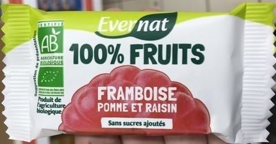 100% Fruits Framboise Pomme et Raisin - Produit