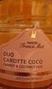 Duo carotte coco - Produit