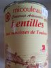 Lentilles aux saucisses de Toulouse - Product