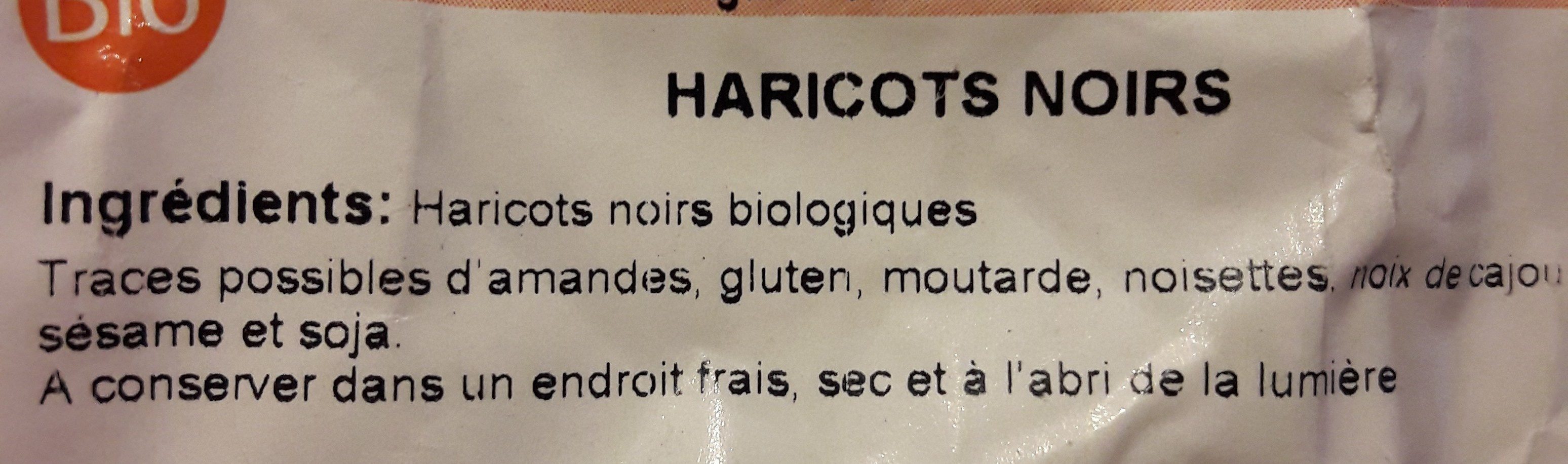 Haricots noirs - Ingredients - fr