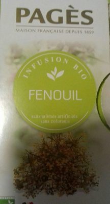 Infusion bio fenouil - Produit