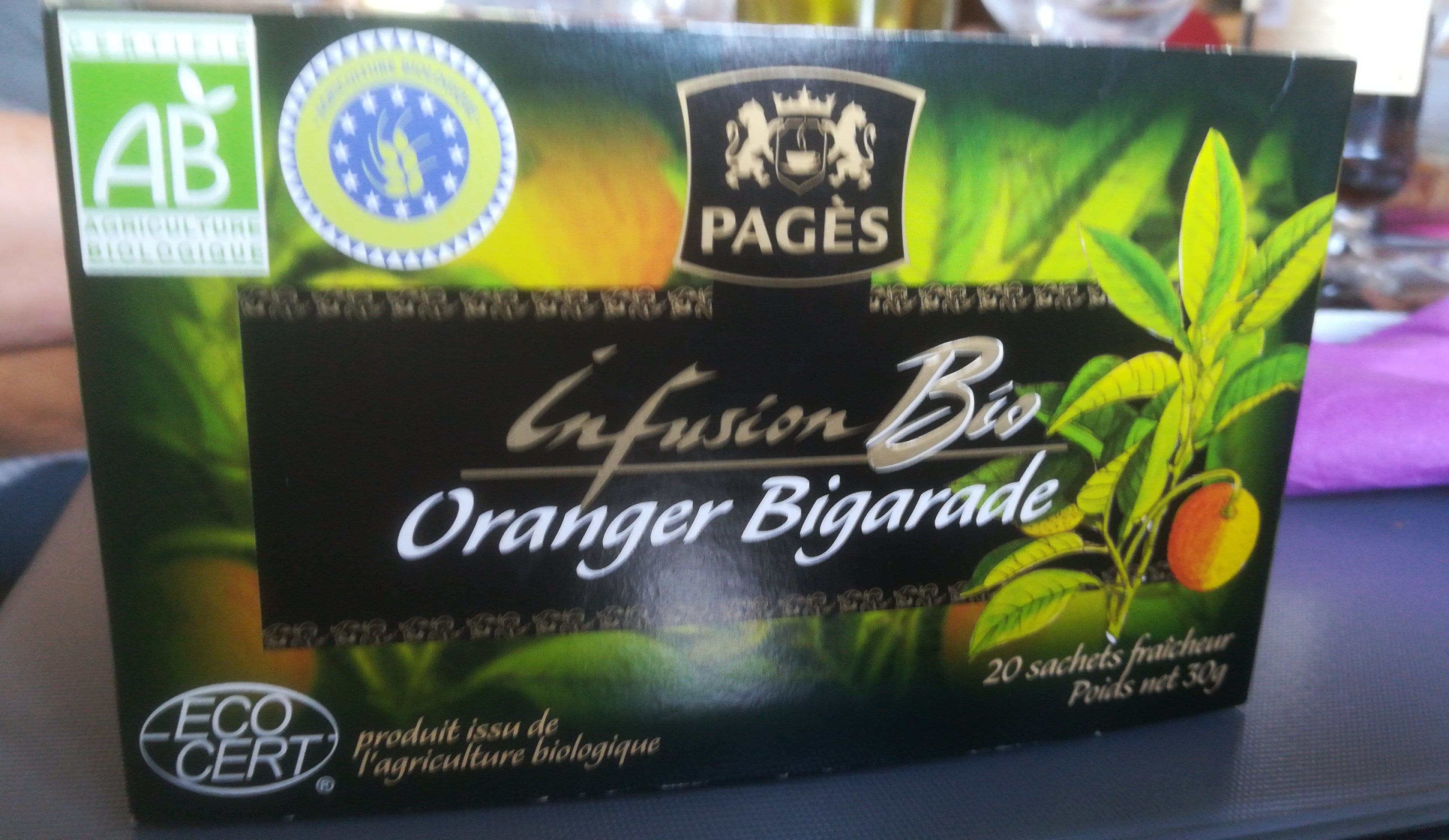 infusion oranger bigarade - Produit