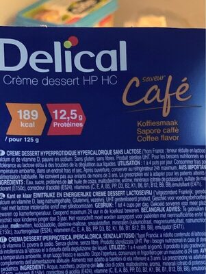 Delical cafe sans lactose - Produit