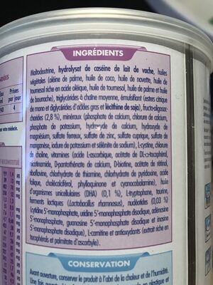 Nutriben Aplv2 - Ingredientes - fr
