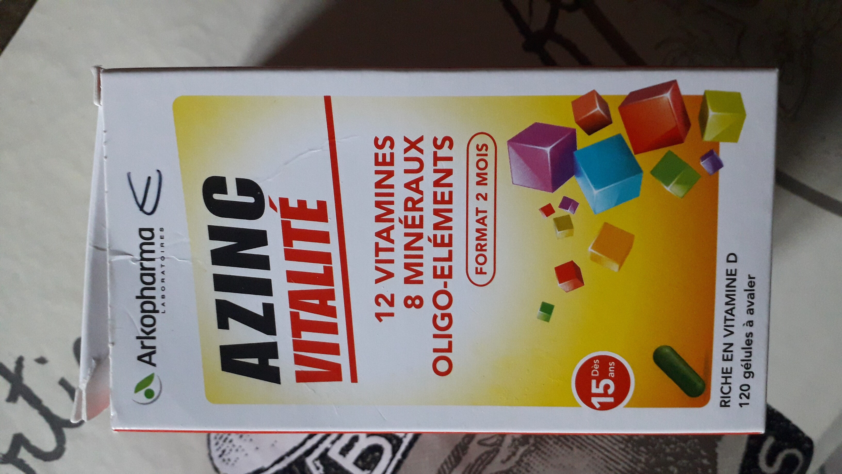 AZINC - Forme et vitalité - Näringsfakta - fr