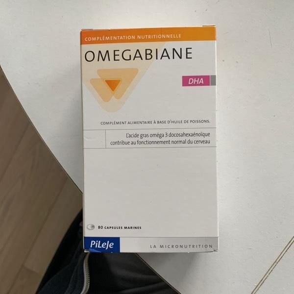 Pileje Omegabiane Dha Omega 3 80 Capsules (essential Fatty Acids) - Produit