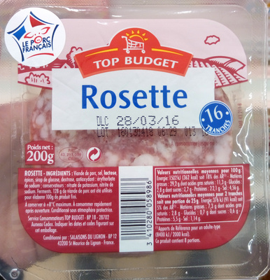 Rosette - 16 tranches - Product - fr
