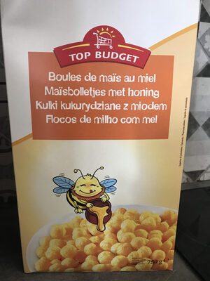 Boules de maïs au miel 750 g - Nutrition facts - fr
