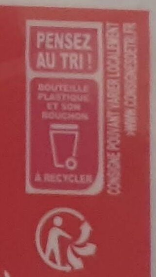 Yaourt à boire framboise - Recycling instructions and/or packaging information - fr