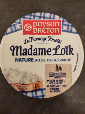 Paysan Breton - Le Fromage Fouetté Madame Loïk - Nature au Sel de Guérande - Produit