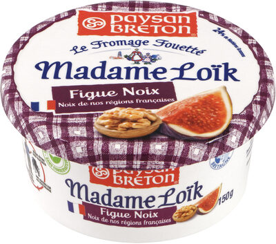 Paysan Breton - Le Fromage Fouetté Madame Loïk - Figue Noix de nos régions françaises - Product - fr
