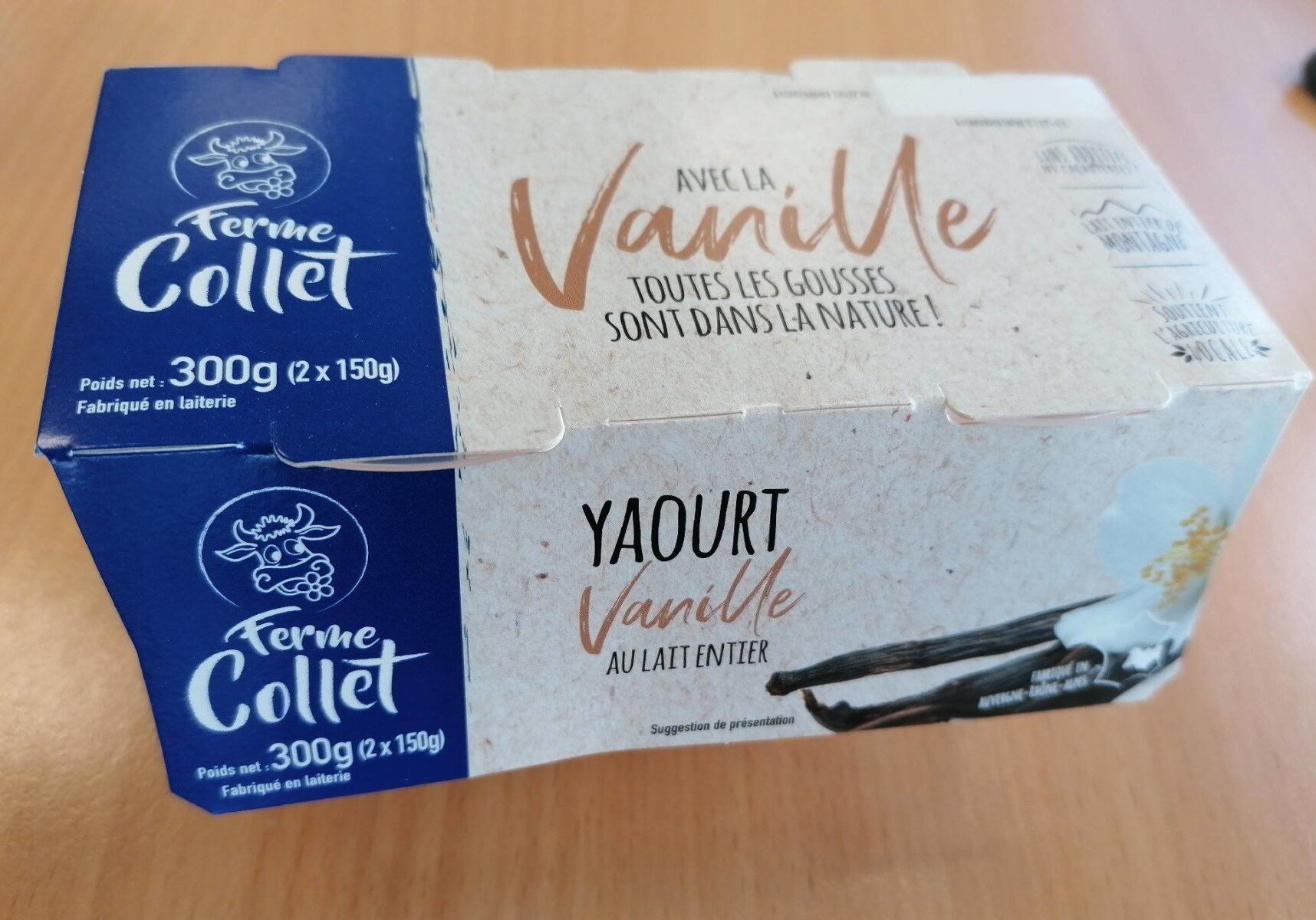 Yaourts vanille au lait entier - Product - fr