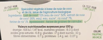 Riz au lait - Coco - Voedingswaarden - fr