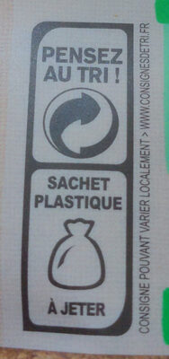 Sucre de fleur de coco - Recycling instructions and/or packaging information