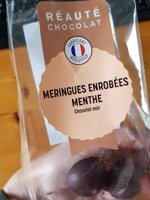 Meringues Enrobés Menthe Chocolat Noir - Product - fr
