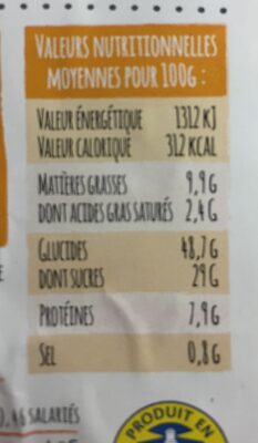 6 crêpes traditionnelles fraîches - Nutrition facts - fr
