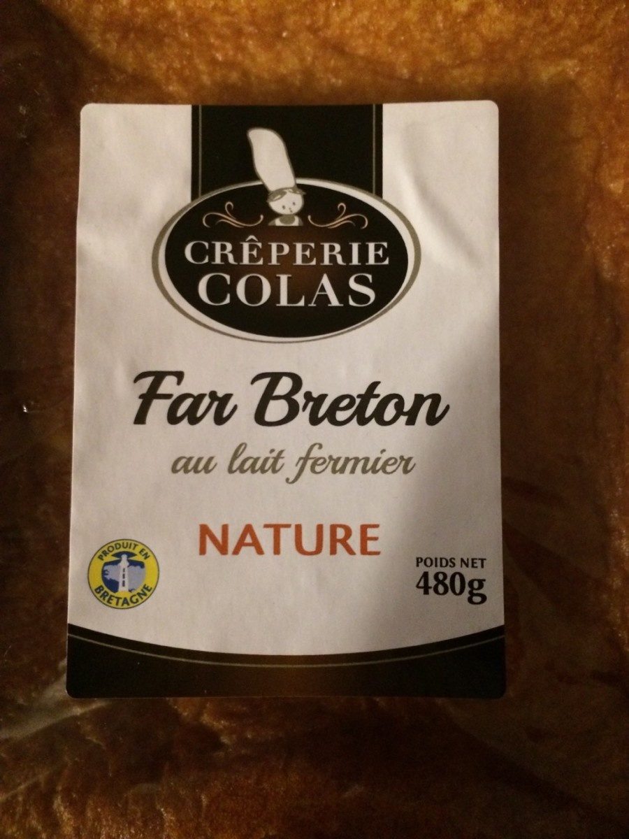 Far Breton au Lait Fermier Nature - Product - fr