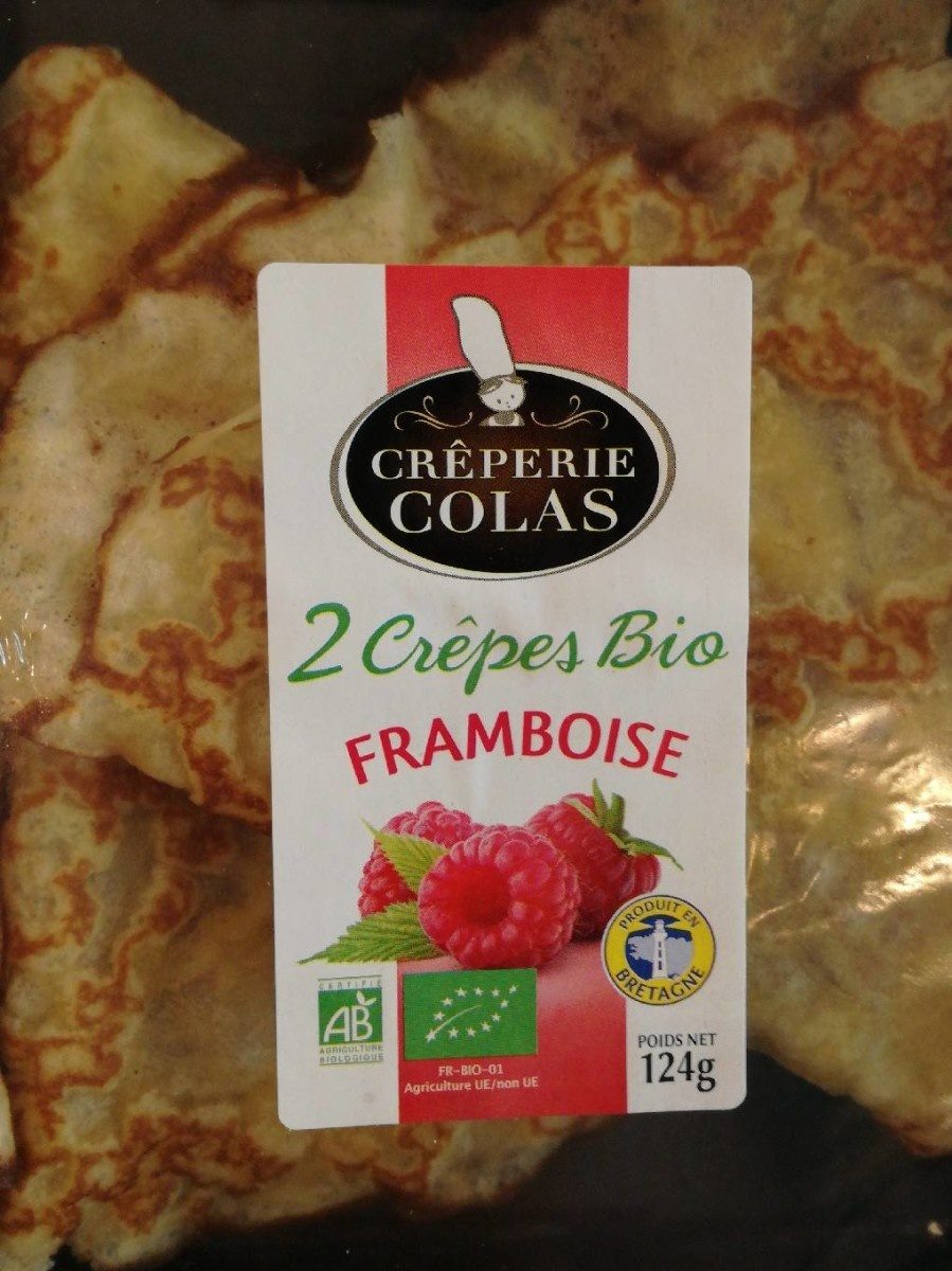 Crêpes bio framboises - Product - fr