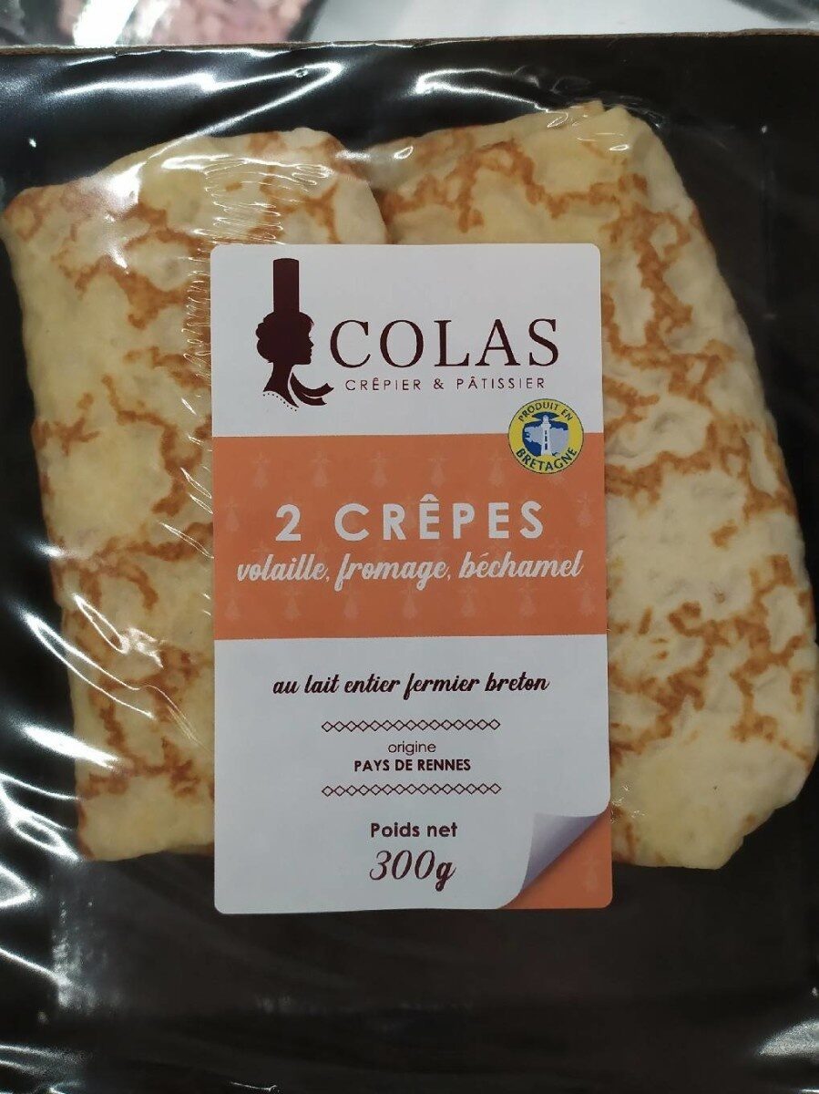 2 crêpes volaille, fromage, béchamel - Product - fr