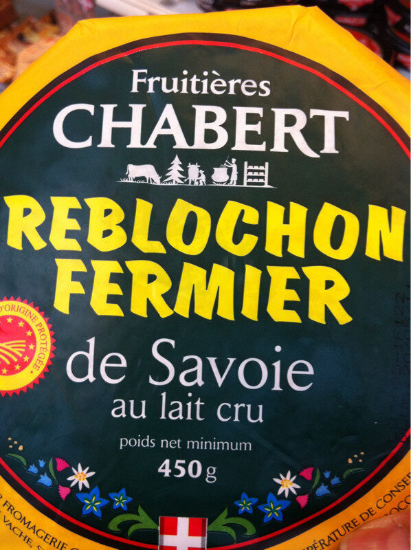 Reblochon Fermier De Savoie Au Lait Cru, 450g - Product - fr