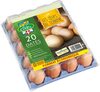 20 œufs Baby Coque datés du jour de ponte - Product