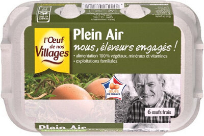 Œufs de nos Villages éleveurs Engagés Plein air - Product - fr