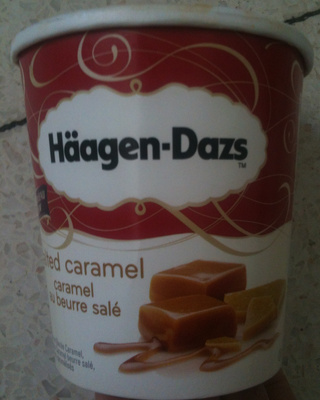 Häagen-Dazs - Salted Caramel (Caramel au beurre salé) - Produit