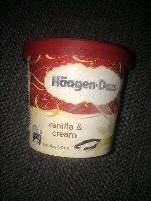 Haagen Dazs Ice Cream Vanilla & Cream - Product - fr