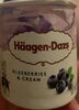 Bluberries & Cream icecream - Product