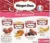 Fruit attraction (strawberries & cream, mango & cream, summer berries & cream, banana & cream) - Product
