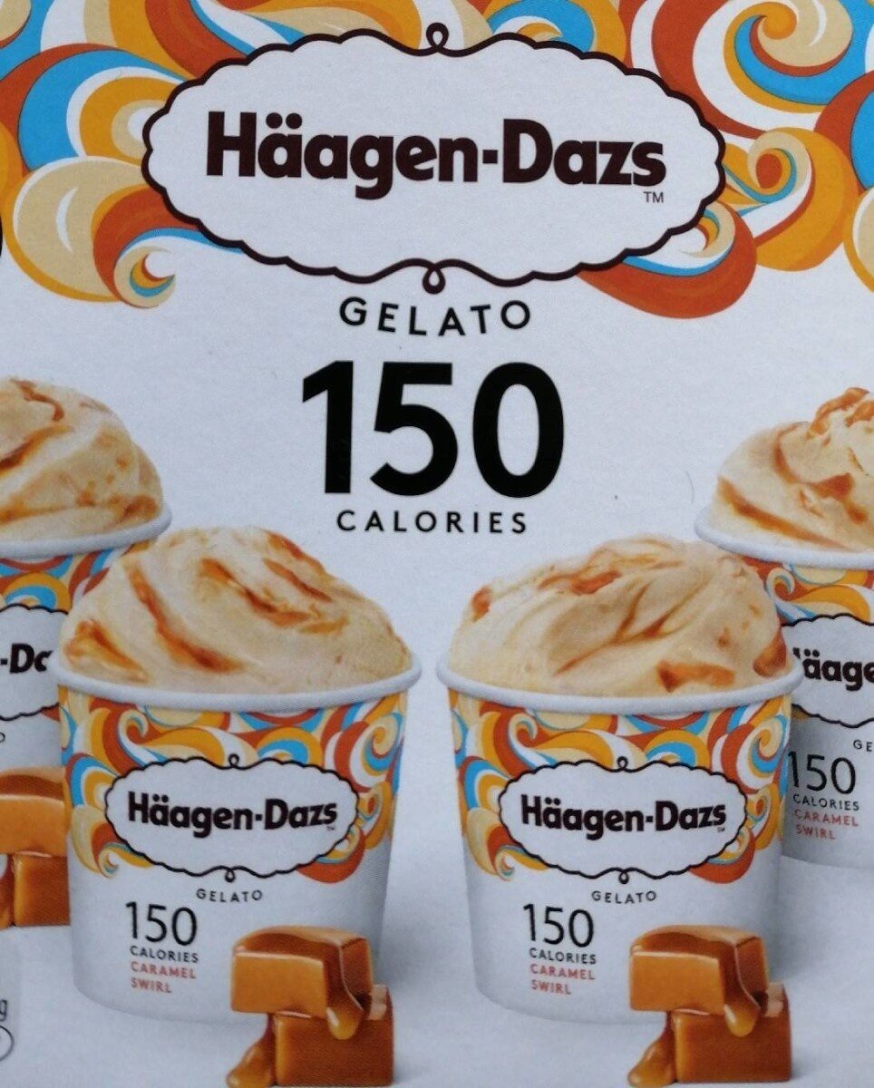 Häagen-Dazs gelato 150 calories caramel swirl - Produit