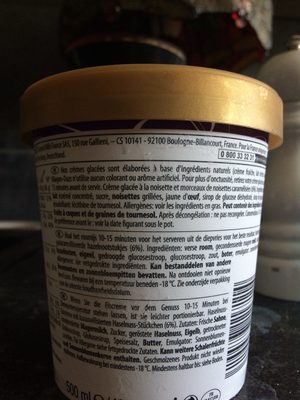 Hazelnut crunch - Ingredients - fr