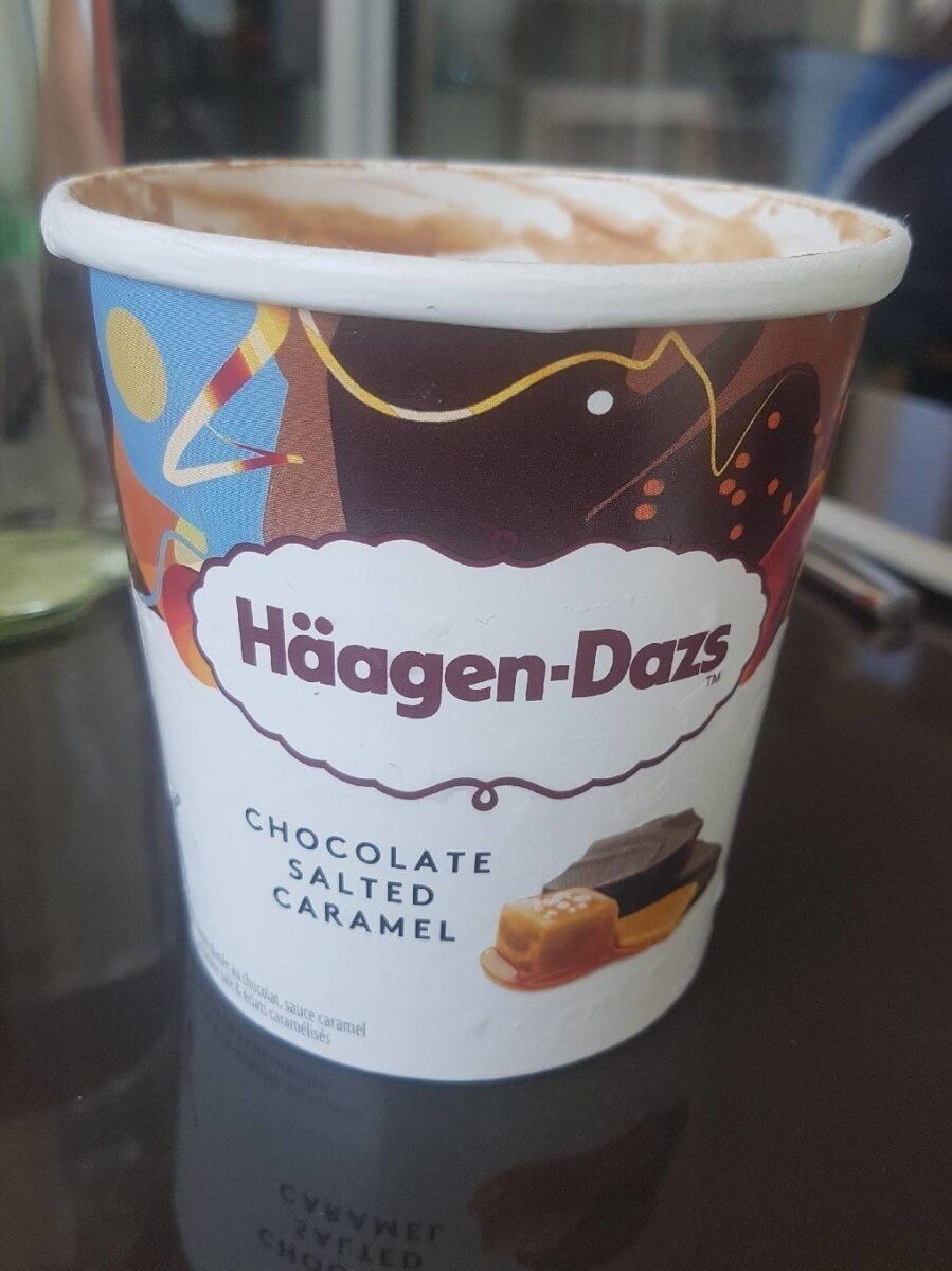 Häagen-Dazs chocolate salted caramel - Produkt - fr