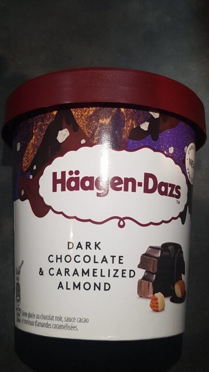 Häagen Dazs Dark Chocolate & Caramelized Almond - Produkt - fr