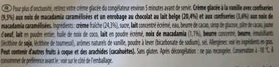 Macadamia nut brittle - Ingredients - fr