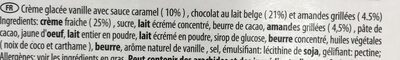 Vanilla caramel almond - Ingredienser - fr