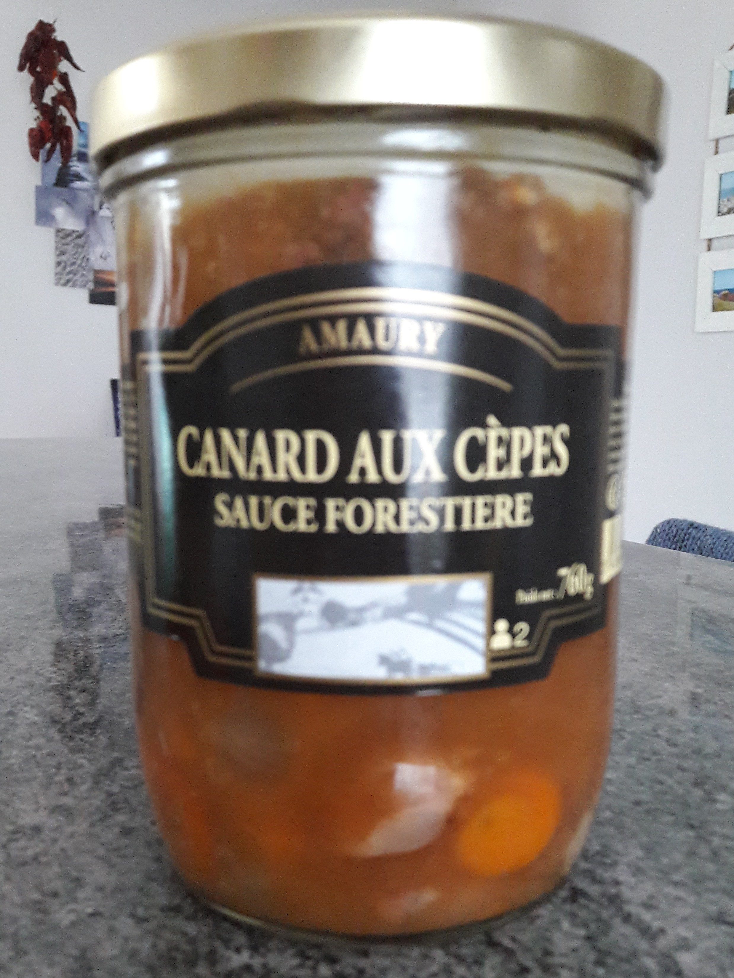 Canard Aux Cèpes - Sauce Forestière - Ingredients - fr