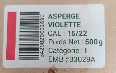 Asperges Violette de Gironde - Ingredienser - fr