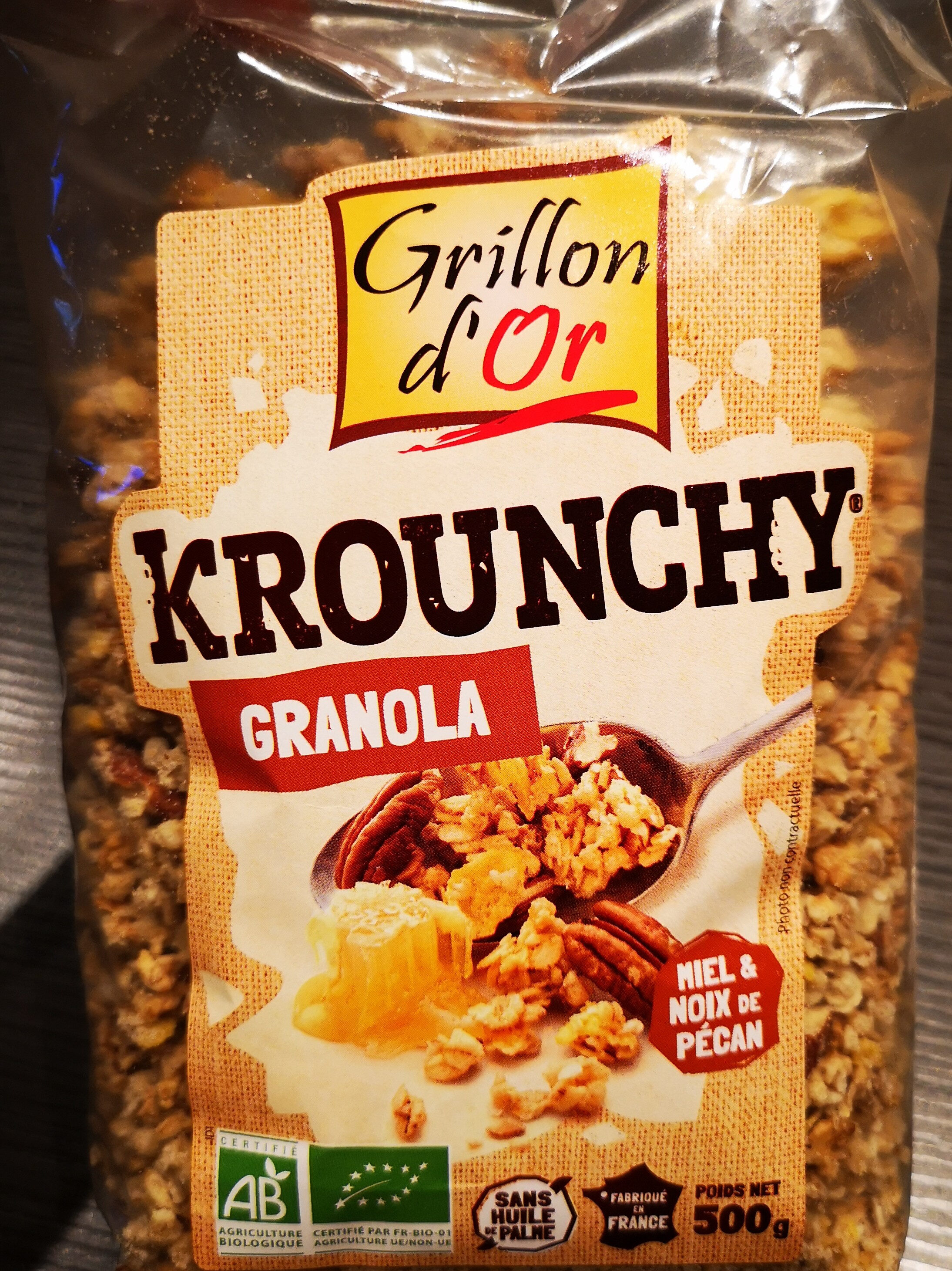 Krounchy granola miel & noix de pécan - Product - fr