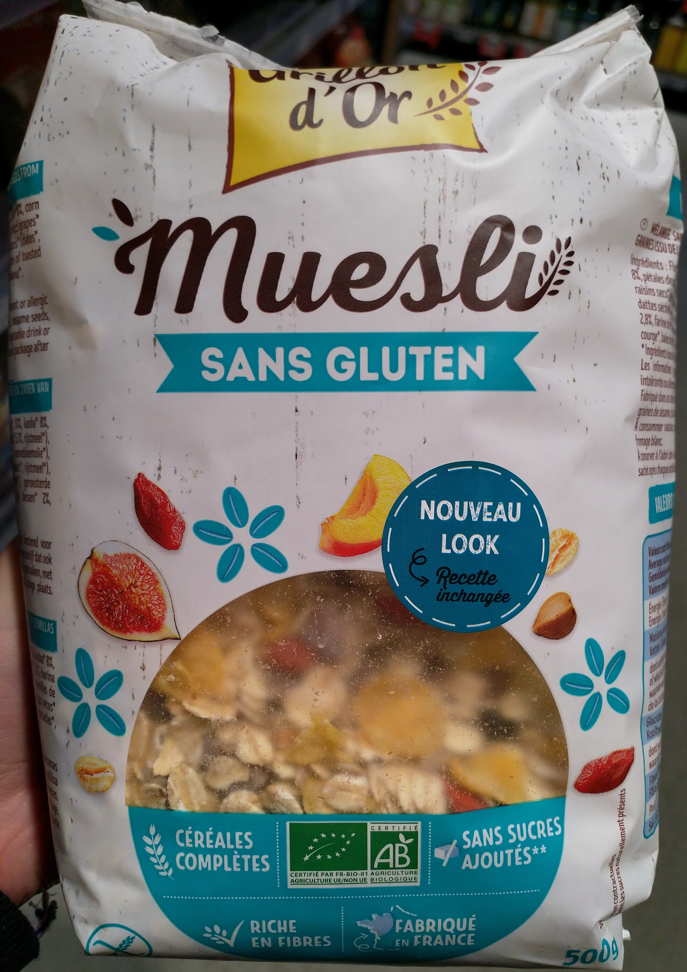 Muesli+sans gluten Raisin, Figue, Banane - Product - fr