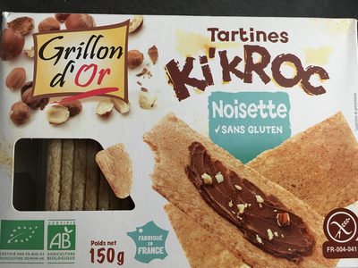 Ki'Kroc Tartines Noisettes - Product - fr